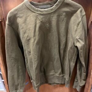 J.Crew - Wallace and Barnes Olive crewneck